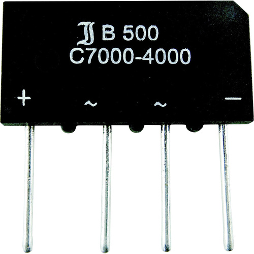 Diotec B40C3700A Brückengleichrichter SIL-4 80V 3.7A Einphasig
