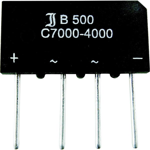 Diotec B40C7000A Brückengleichrichter SIL-4 80V 7A Einphasig