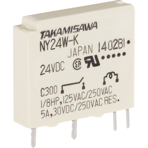 Takamisawa NY-24W-K-IE Printrelais 24 V/DC 5A 1 Schließer