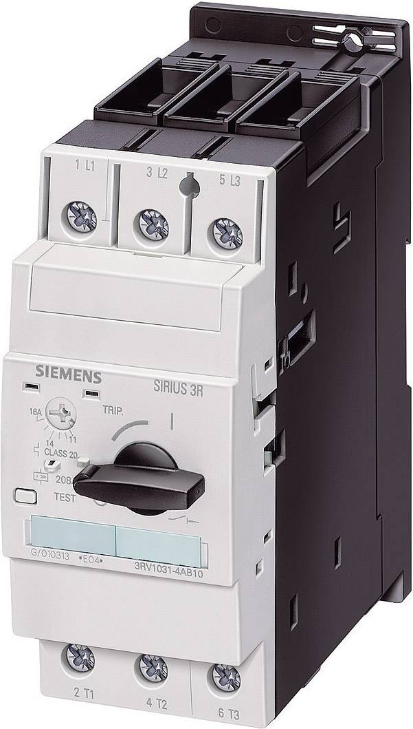 Siemens 3RV1031-4GA10 Leistungsschalter 1 St. 3 Schließer Einstellbereich (Strom): 36 - 45 A Schaltspannung (max.): 690 V/AC (B x H x T) 55 x 140