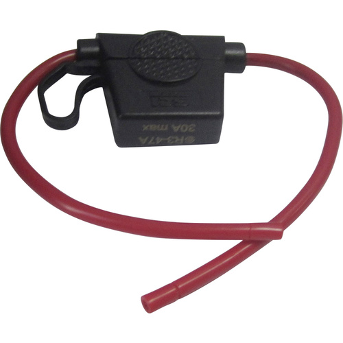 TRU Components 1587493 TC-Wire 12AWG R3-47A (red colour) KFZ- Sicherungshalter Passend für (Sicherungen) Flachsicherung Standard