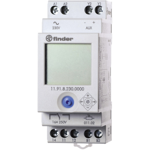 Relais crépusculaire modulaire alimentation 230 V/50 - 60 Hz Finder 11.91.8.230.0000