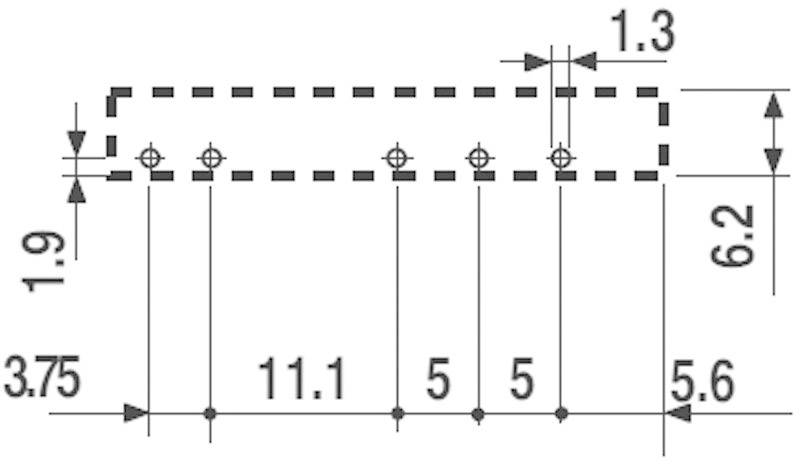 Finder 93.11 Relaissockel mit Haltebügel Passend für Serie (Relais): Serie 34 34.51, Finder 34.81 (L x B x H) 33 x 6.2 x 28.35