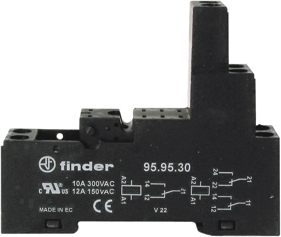 Finder 95.83.30 Relaissockel Passend für Serie (Relais): Serie 40 Finder 40.31 (L x B x H) 7