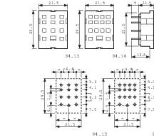 Finder 94.13 Relaissockel Passend für Serie (Relais): Serie 55 55.32, Finder 55.33 Tray