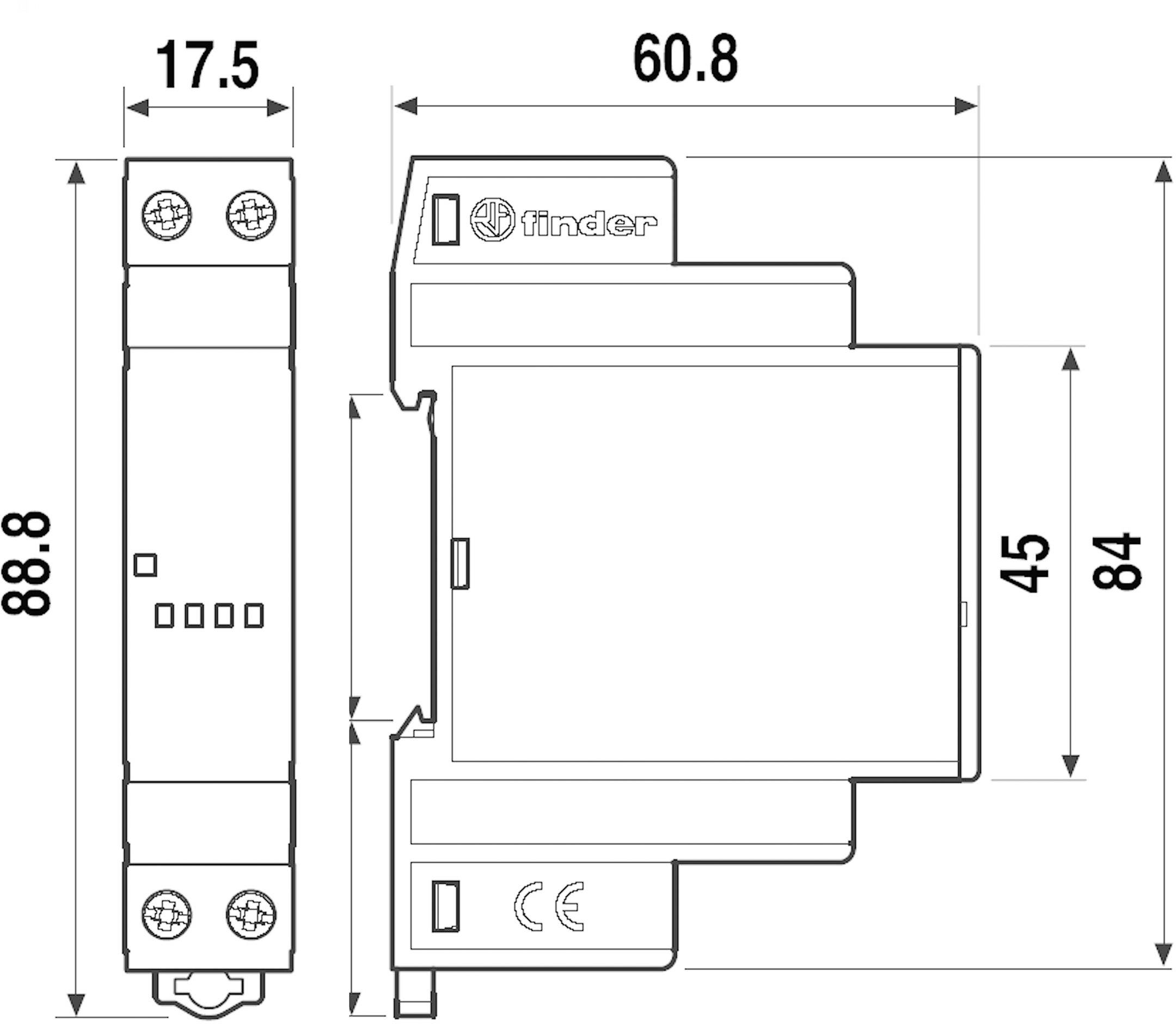 Finder Stromstoßschalter 13.81.8.230.0000