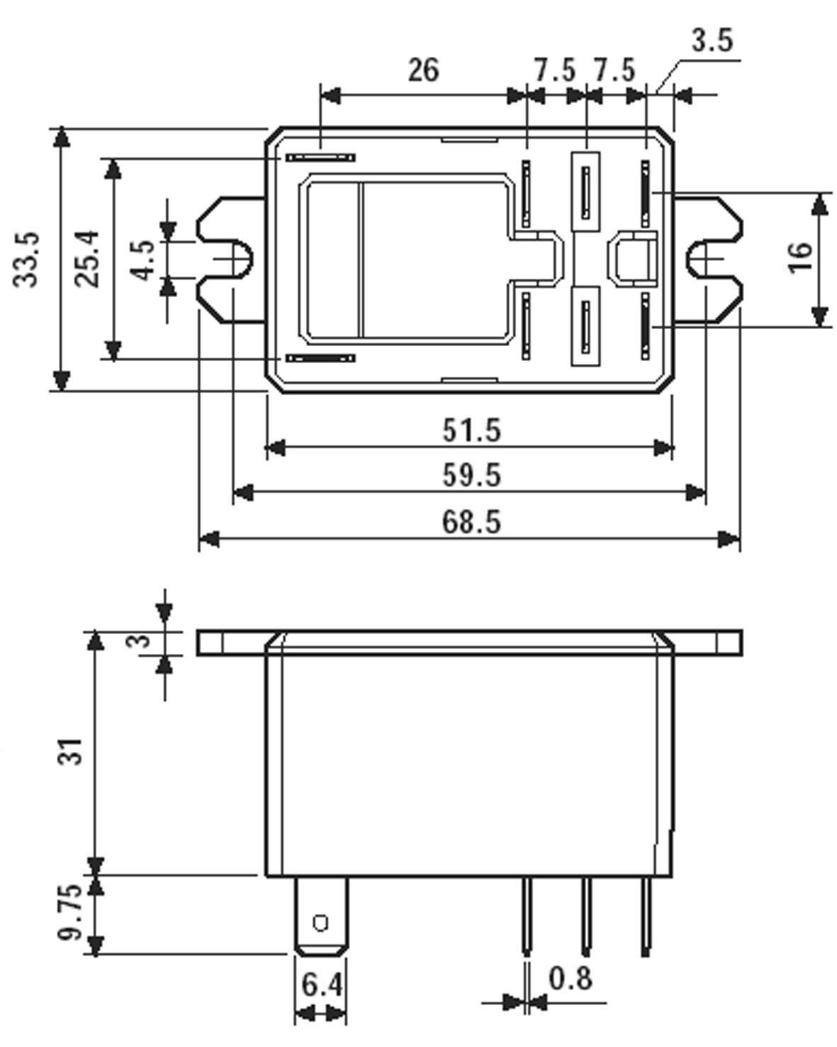 Relais Enfichable Finder 66.82.9.024.0000 - 24V DC, 30A, 2 Contacts Inverseurs (RT) - Neuf, Emballé