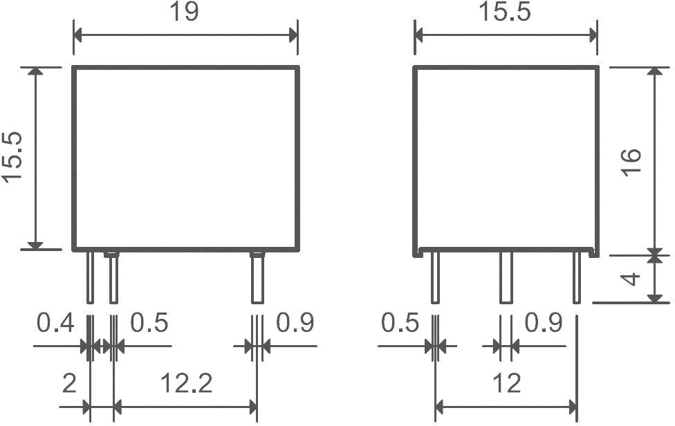 Finder 36.11.9.009.4011 Printrelais 9 V/DC 10A 1 Wechsler