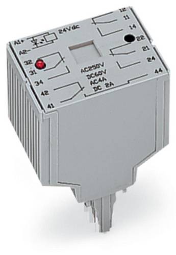 WAGO 286-375 Steckrelais 24 V/DC 4 A 4 Wechsler 1 St.