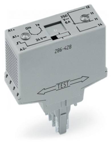 WAGO 286-427 Steckrelais 24 V/DC 6 A 1 Wechsler 1 St.