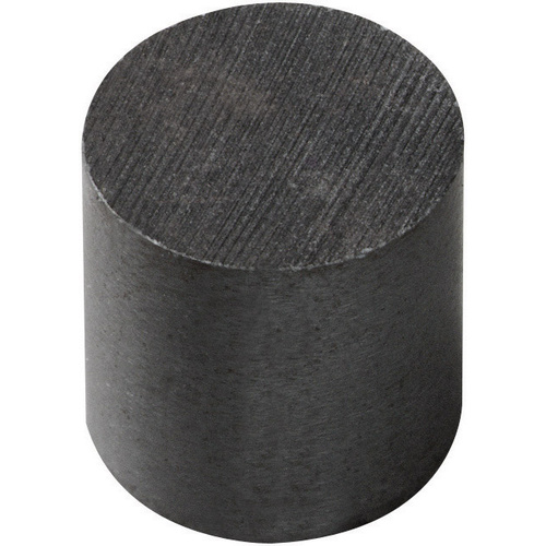 Elobau 300010 Permanent-Magnet Zylindrisch (Ø x H) 10mm x 10mm BaO 0.365 T Grenztemperatur (max.): 250°C