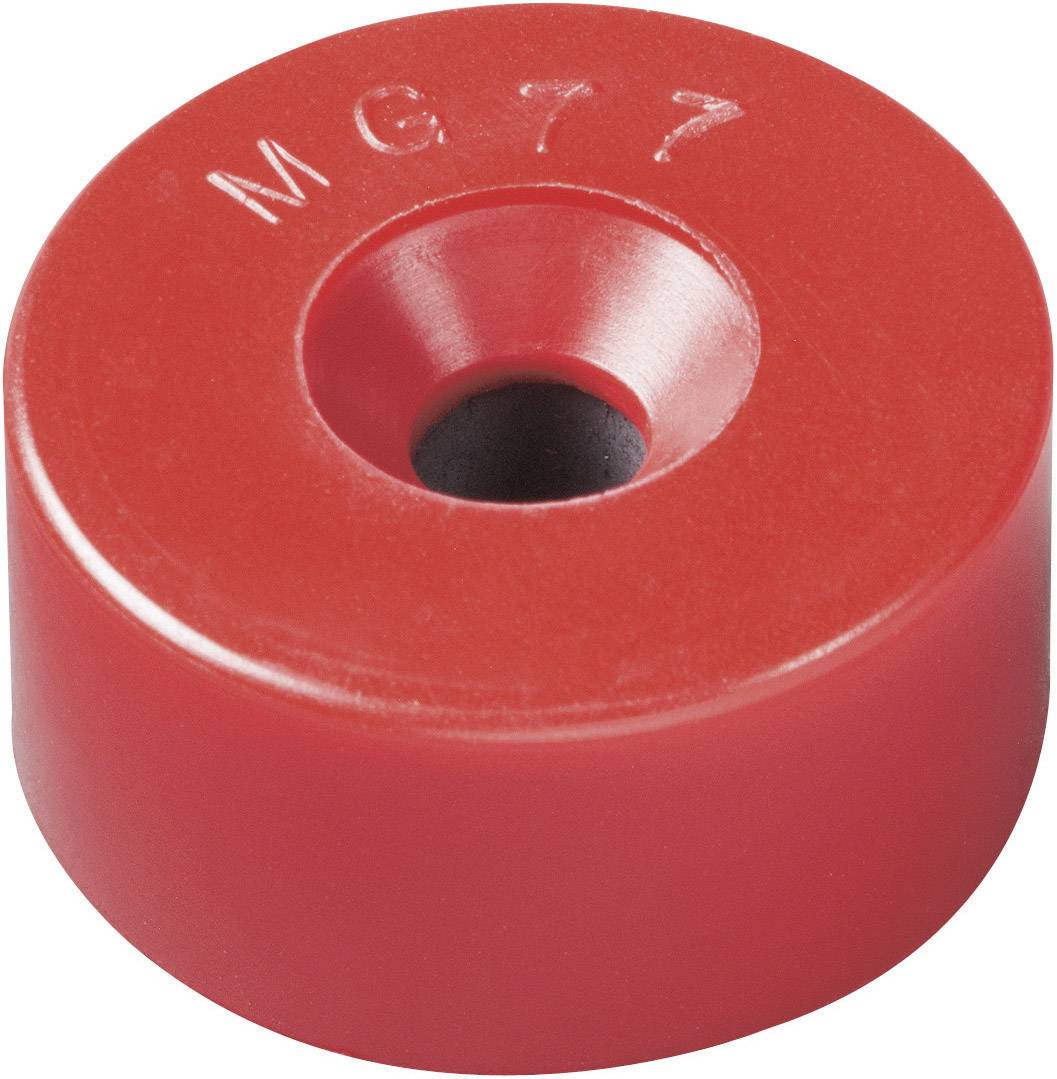 Elobau 300770 Permanent-Magnet Ring (Ø x H) 22.5 mm x 11 mm BaO 0.365 T Grenztemperatur (max.): 250