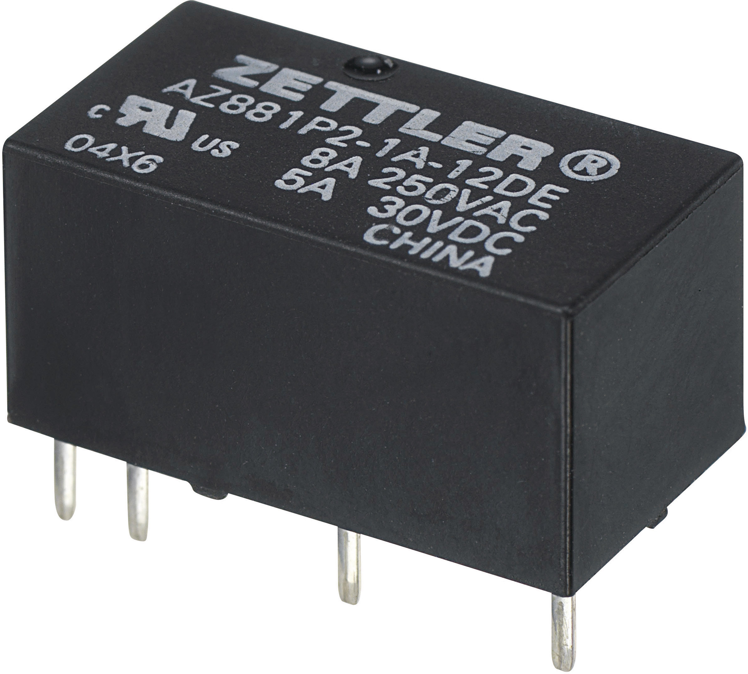 Zettler Electronics AZ881-2A-12DEA Printrelais 12 V/DC 5A 2 Schließer 1St.
