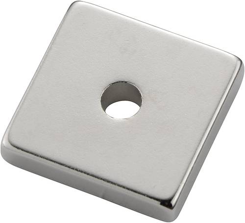 TRU COMPONENTS TC-12260084 Permanent-Magnet Rechteckig (L x B x H) 20 x 19 x 4 mm Grenztemperatur (