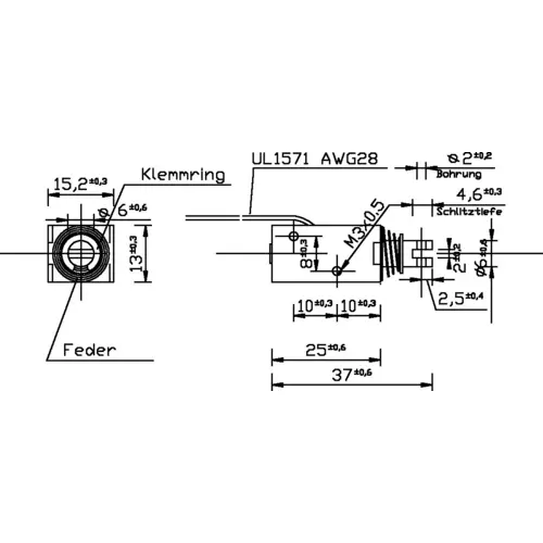 Tremba HMA-1513z.002-12VDC,100% Hubmagnet ziehend 0.1 N 10 N 12 V/DC 2.5W Tremba HMA-1513z.002-12VDC,100% Hubmagnet ziehend 0.1 N 10 N 12 V/DC 2.5W
