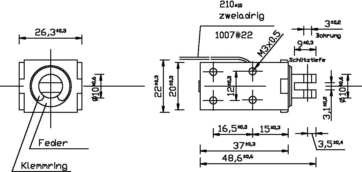 Tremba HMA-2622z-6.001 Hubmagnet ziehend 0.1 N 90 N 12 V/DC 4 W