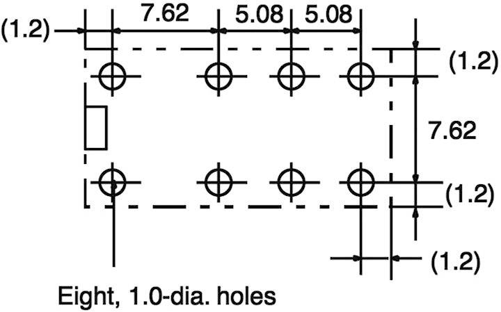 Omron G6A-274P-ST-US 12 VDC Printrelais 12 V/DC 2 A 2 Wechsler 1 St.