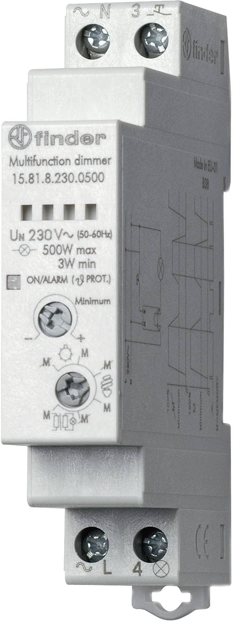 Finder Dimmer für Hutschiene Hutschiene 15.81.8.230.0500 1 Schließer 230 V/AC 500 W 1 St.