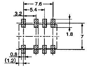 Omron G6K-2F-Y 5DC SMD-Relais 5 V/DC 1 A 2 Wechsler