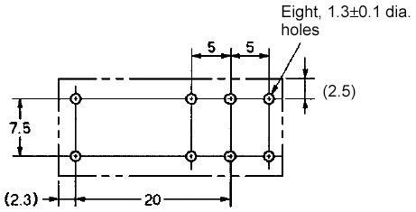 Omron G2RL-2 12V Printrelais 12 V/DC 8 A 2 Wechsler