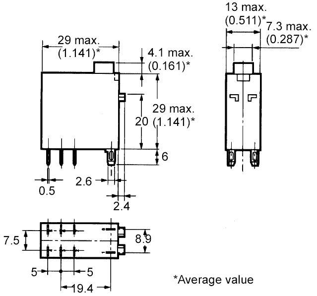 Omron G2R-2-SNDI 24 VDC Steckrelais 24 V/DC 5A 2 Wechsler 1St.