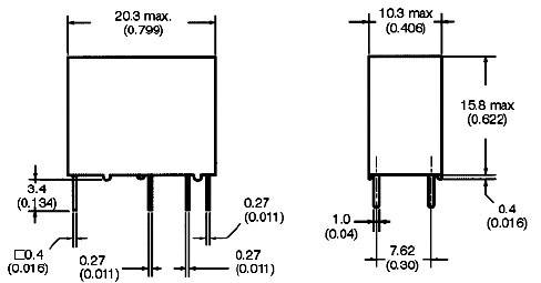 Omron G5Q-1-EU 12DC Printrelais 12 V/DC 5A 1 Wechsler