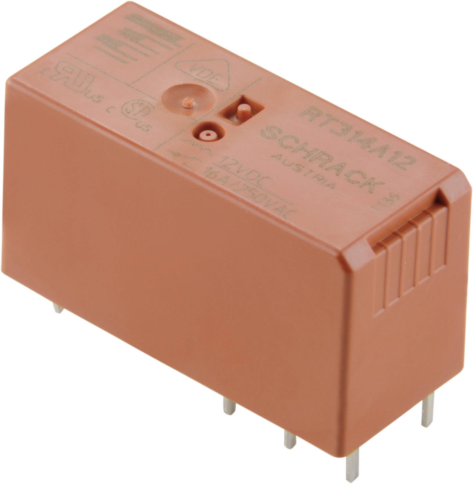 TE Connectivity RT314A12 Printrelais 12 V/DC 16 A 1 Wechsler