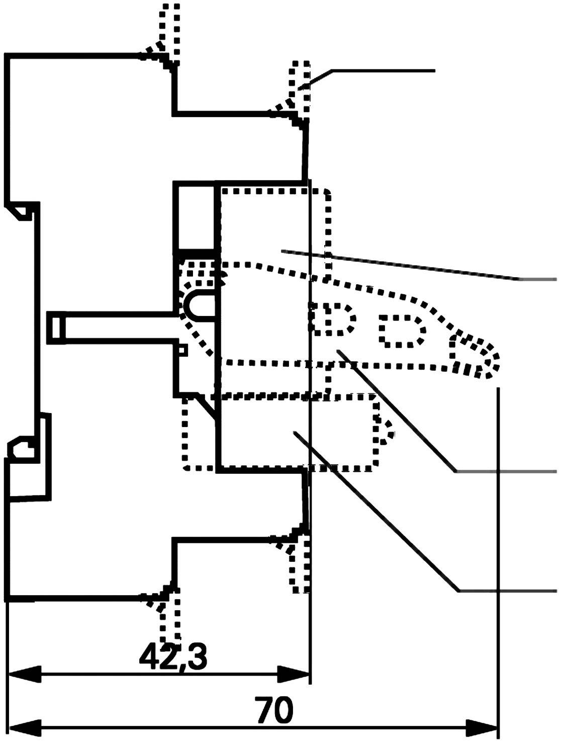 TE Connectivity RT4S4LC4 Relaisbaustein Nennspannung: 24 V/DC Schaltstrom (max.): 8 A 2 Wechsler 1
