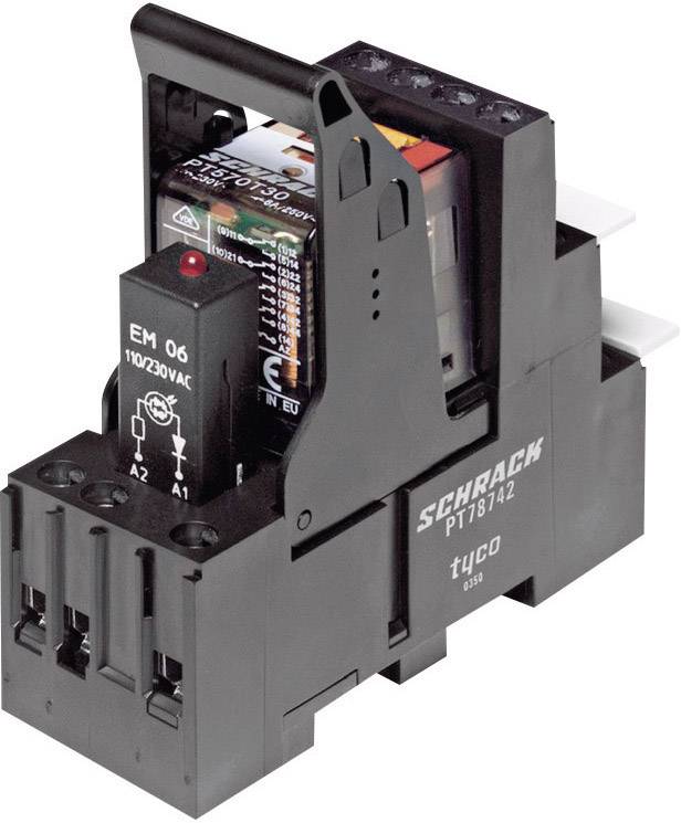 TE Connectivity PT5L7LC4 Relaisbaustein Nennspannung: 24 V/DC Schaltstrom (max.): 6 A 4 Wechsler 1