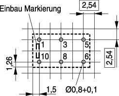 TE Connectivity V23026A1002B201 Printrelais 12 V/DC 1 A 1 Wechsler 1 St.