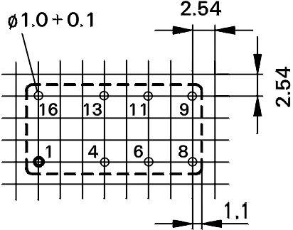 TE Connectivity C93416 Printrelais 5 V/DC 2 A 2 Wechsler 1 St.