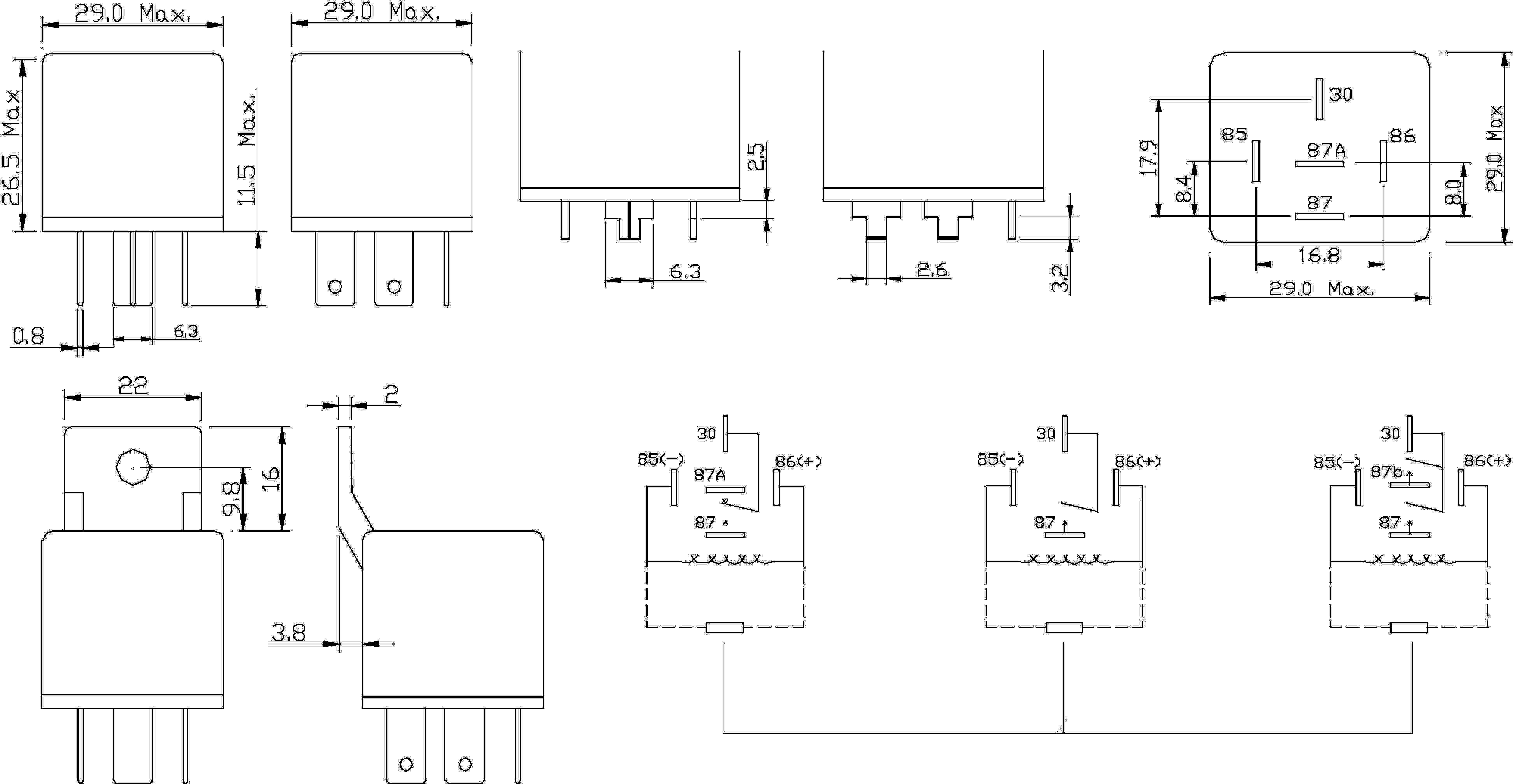 FiC FRC2C-1-DC24V Kfz-Relais 24 V/DC 50 A 1 Wechsler
