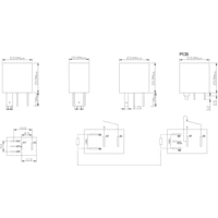 FiC FRC7C-S-DC12V Kfz-Relais 12 V/DC 25A 1 Wechsler FiC FRC7C-S-DC12V Kfz-Relais 12 V/DC 25A 1 Wechsler