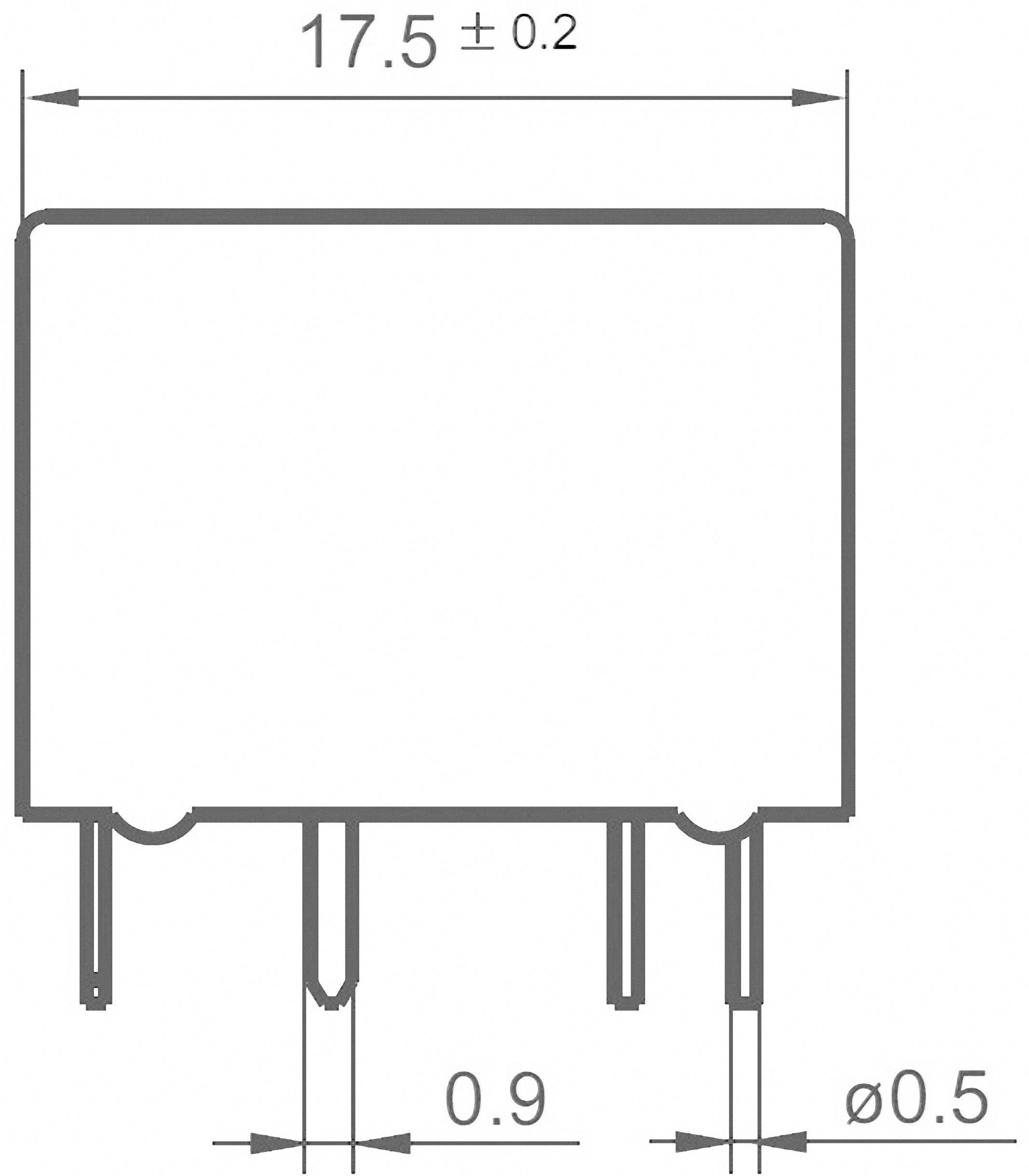 Hongfa HFKD/012-2ZST Kfz-Relais 12 V/DC 20 A 2 Wechsler