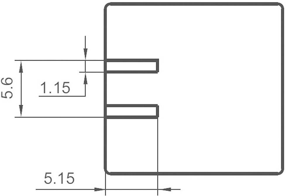 Hongfa HFKD/012-2ZST Kfz-Relais 12 V/DC 20 A 2 Wechsler