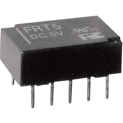 FiC FRT5-DC05V Relais pour circuits imprimés 5 V/DC 1 A 2 inverseurs (RT)