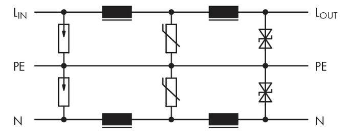 WAGO Überspannungsableiterbaustein 286-834 Passend für Modell (Relais): 280-628, 280-638, Wago 280-764 1St.