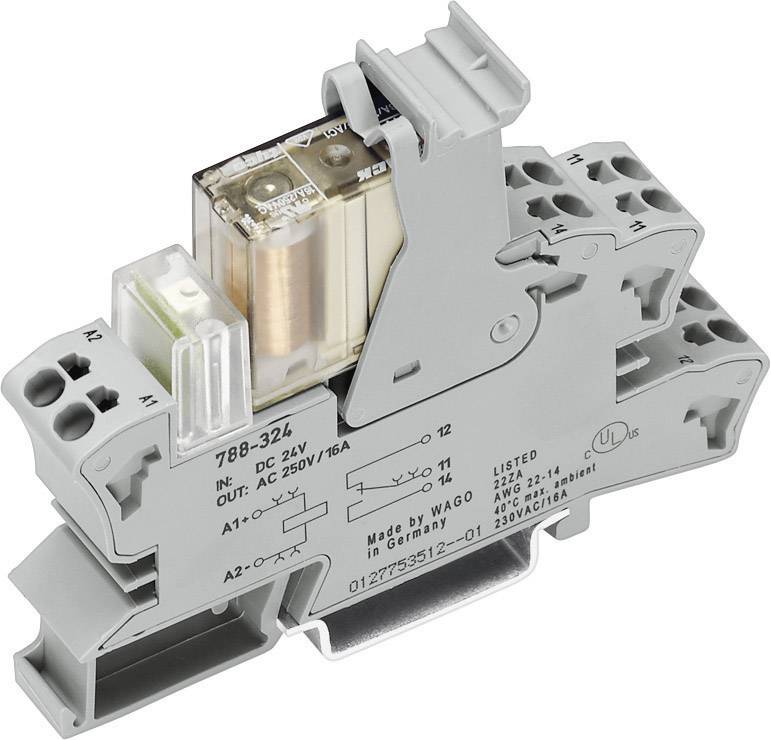 WAGO Sicherheitsrelais 788-384 Betriebsspannung: 24 V/DC 2 Wechsler (B x H x T) 15 x 64 x 86 mm 1 S