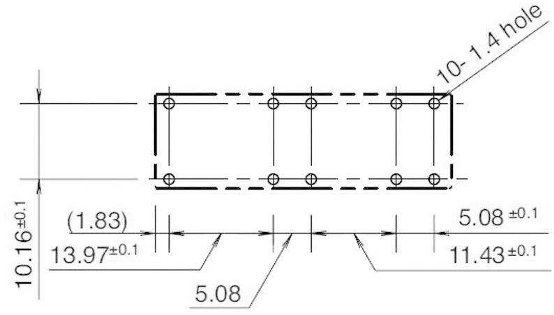 Idec RF1V-2A2BL-D24 Printrelais 24 V/DC 6A 2 Schließer, 2 Öffner 1St.