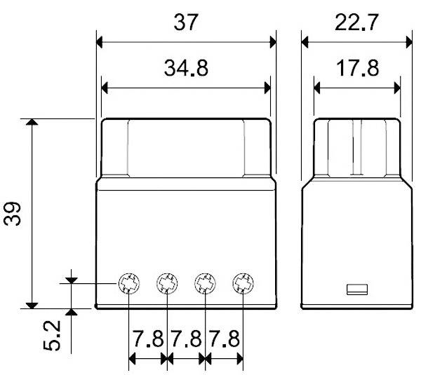 Stromstoß-Schalter Auf-/Unterputz Finder 13.91.8.230.0000 1 Schließer 230 V/AC 10 A 2300 VA 1 St.
