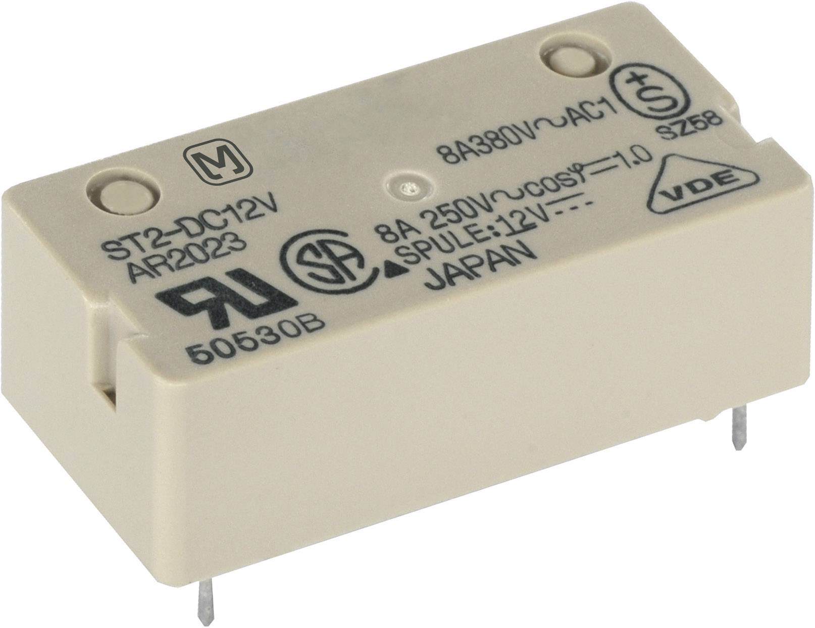 Panasonic ST112F Printrelais 12 V/DC 8 A 1 Schließer, 1 Öffner 1 St.