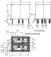 Panasonic ACT512 Kfz-Relais 12 V/DC 20A 2 Wechsler