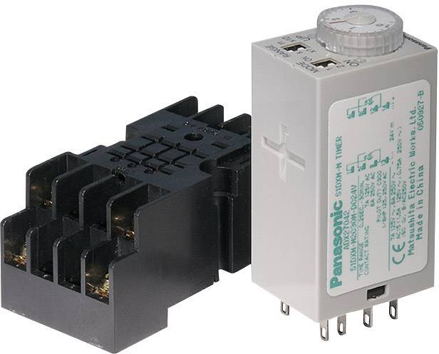 Panasonic S1DXMM2C10HAC240V-S Zeitrelais Multifunktional 230 V/AC 1 St. Zeitbereich: 0.05 min - 10h 2 Wechsler
