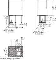Panasonic CM112 Kfz-Relais 12 V/DC 35 A 1 Wechsler