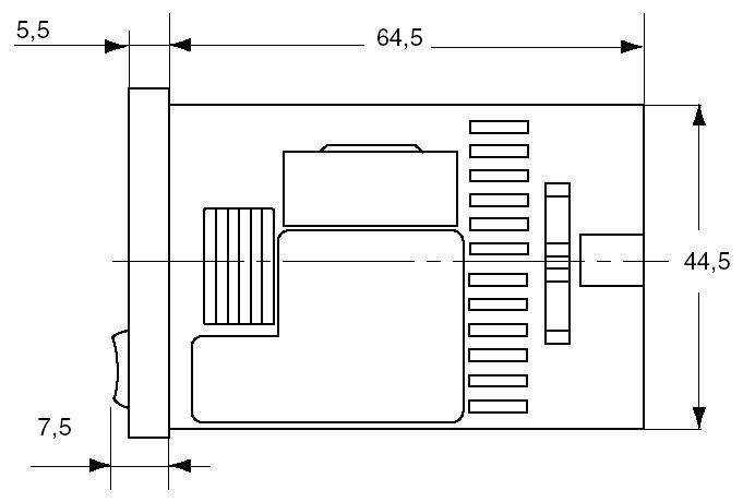 Panasonic LT4HT24ACSJ LT4HT24ACSJ Zeitrelais Multifunktional 24 V/DC, 24 V/AC 1 St. Zeitbereich: 0.001s - 999.9h 1 Schließer