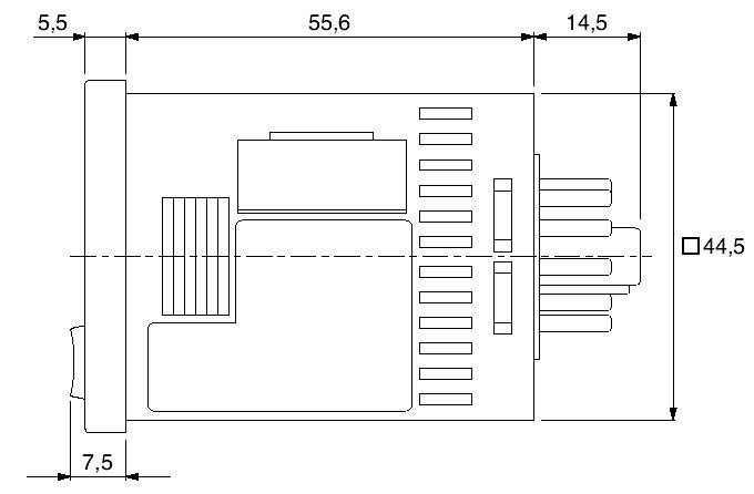 Panasonic LT4HW24ACJ LT4HW24ACJ Zeitrelais Multifunktional 24 V/DC, 24 V/AC 1 St. Zeitbereich: 0.01s - 9999h 1 Wechsler