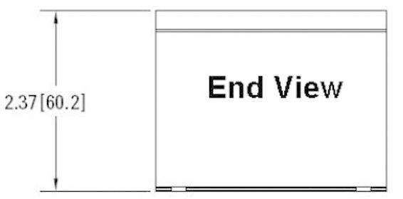 Crydom HS103DR HS103DR Kühlkörper 1 K/W (L x B x H) 76.2 x 132.1 x 60.5 mm