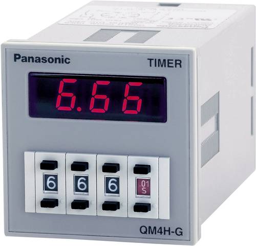 Panasonic QM4HSU2C48VJ Zeitrelais Monofunktional 1 St. Zeitbereich: 0.01s - 9990h 1 Wechsler