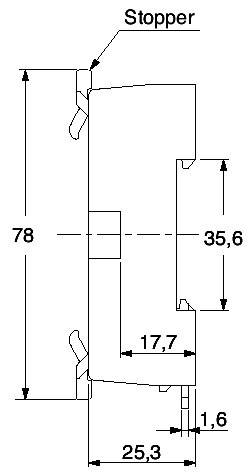 Panasonic ATC180031J Relaissockel QM4H (L x B x H) 71 x 51 x 25.3mm 1St.