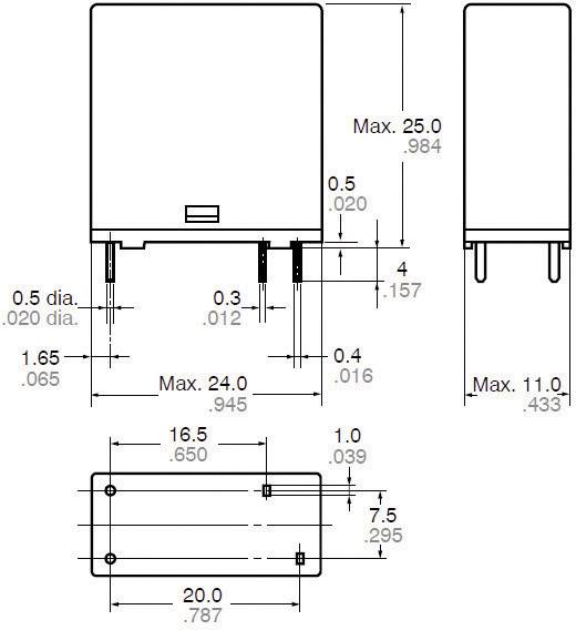 Panasonic LKP1AF24 Printrelais 24 V/DC 10A 1 Schließer